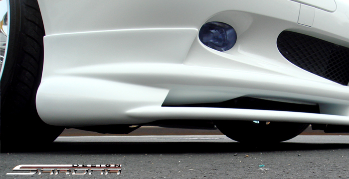 Custom Mercedes SL  Convertible Front Add-on Lip (2003 - 2008) - $390.00 (Part #MB-010-FA)